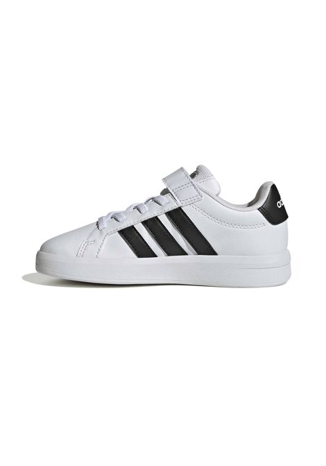 Scarpe Adidas Grand Court 3.0 Bianco Nero Bambini ADIDAS CORE | Sneakers | HP3531-